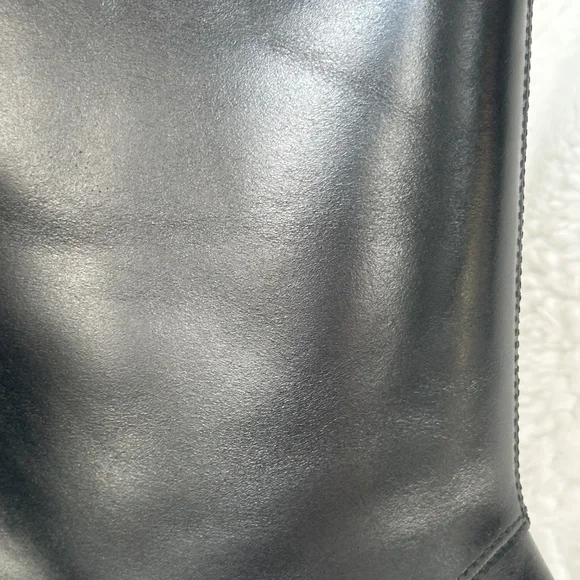 Black leather boots made in Sweden - Picture 9 of 11